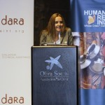 Silvia Hidalgo during her presentation