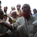 Group discussion in Hangu Pakistan with IDPs displaced by the conflict opposing the government and taliban